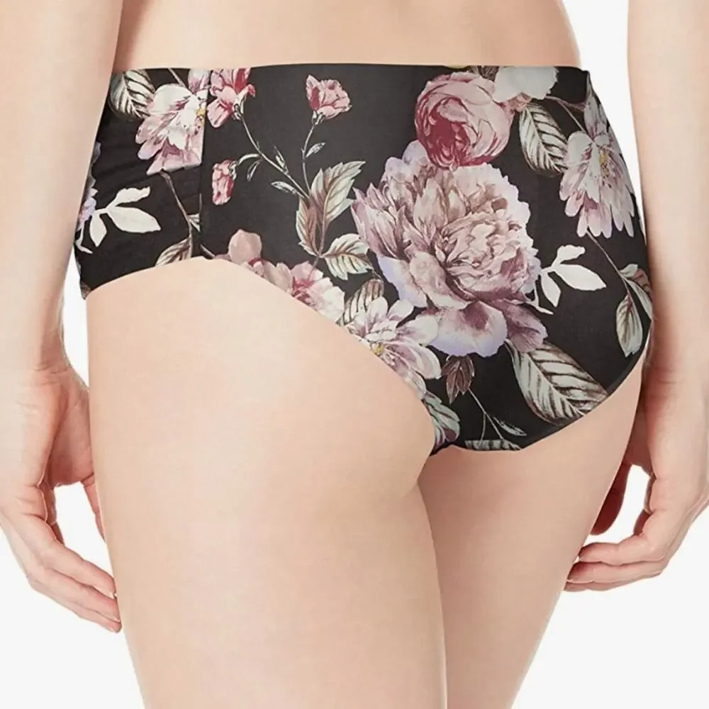 Rachel Roy Rusched Side floral Swim bikini Bottom